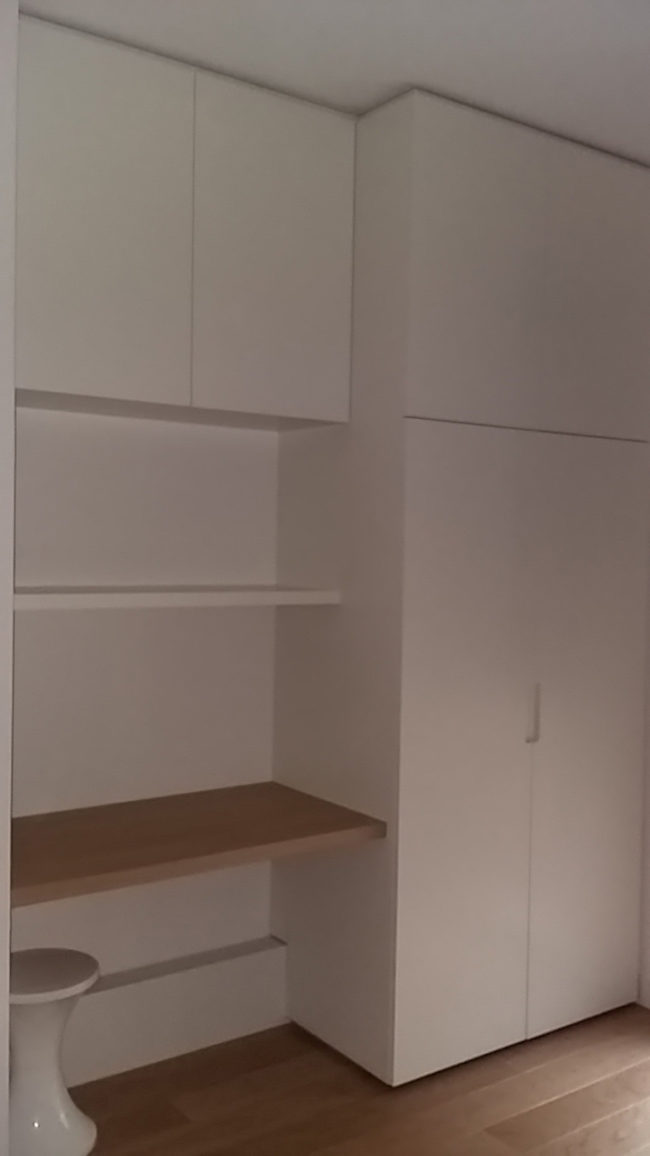 Aménagement d'une chambre et de son dressing