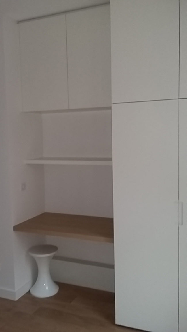 Aménagement d'une chambre et de son dressing