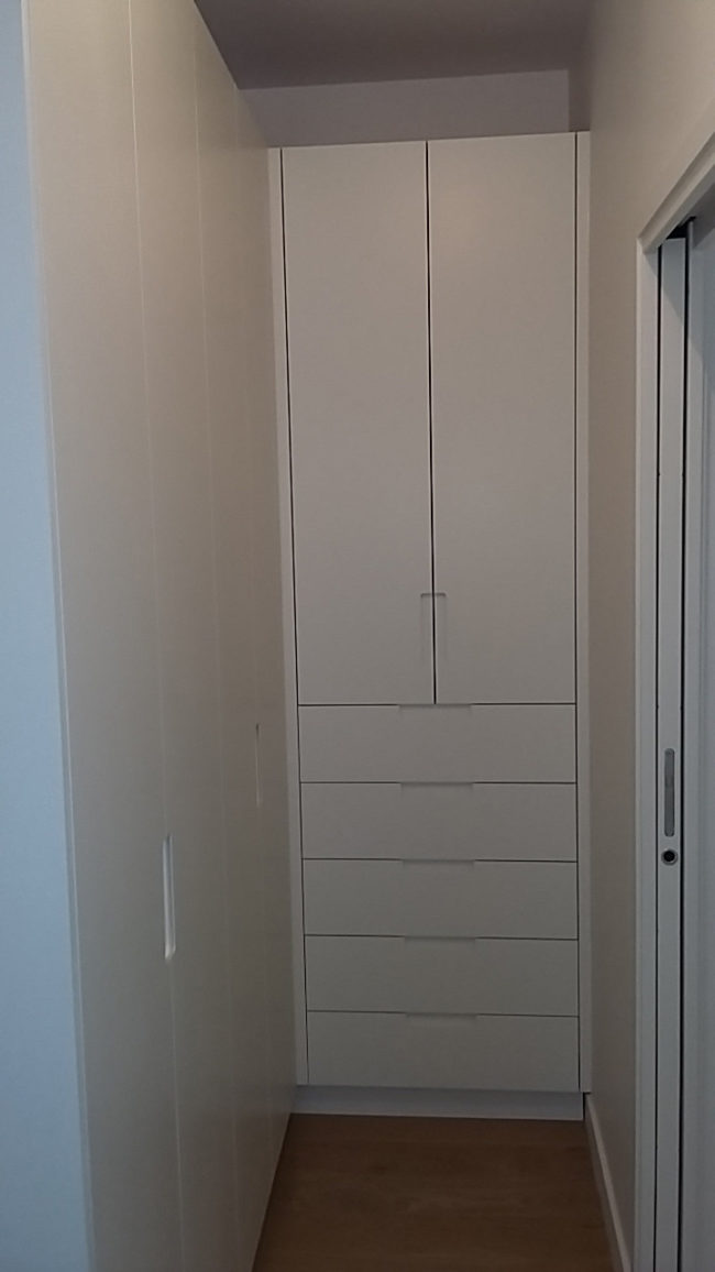 Aménagement d'une chambre et de son dressing